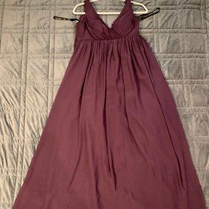 Brideside maternity bridesmaid dress violet size 2